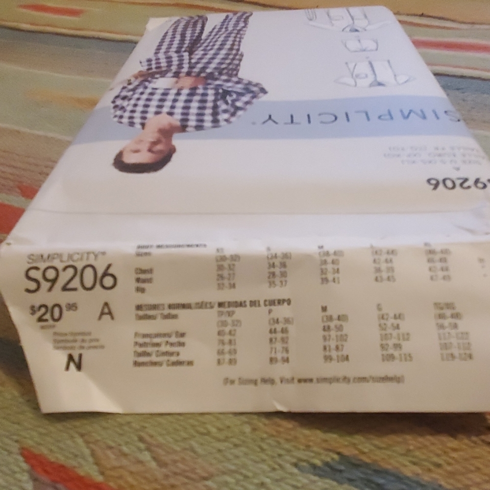 Simplicity pattern s9206 - Picture 3 of 3